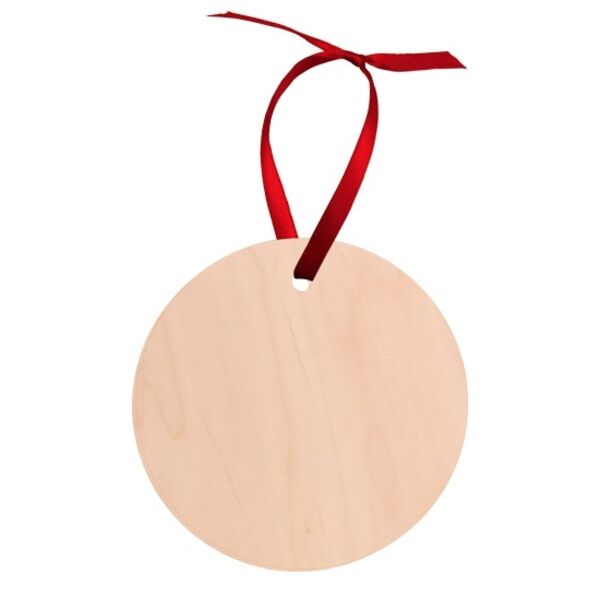 Round Wood Ornament Thumbnail